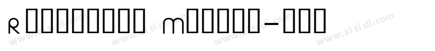 Rubiesque Medium字体转换